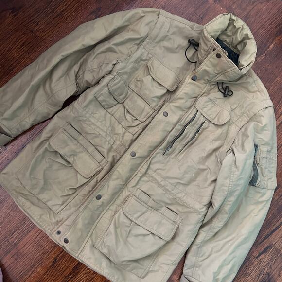 90s Universal Studios Japan Tactical Jacket Multi pocket Utility Men's Small - Picture 9 of 12